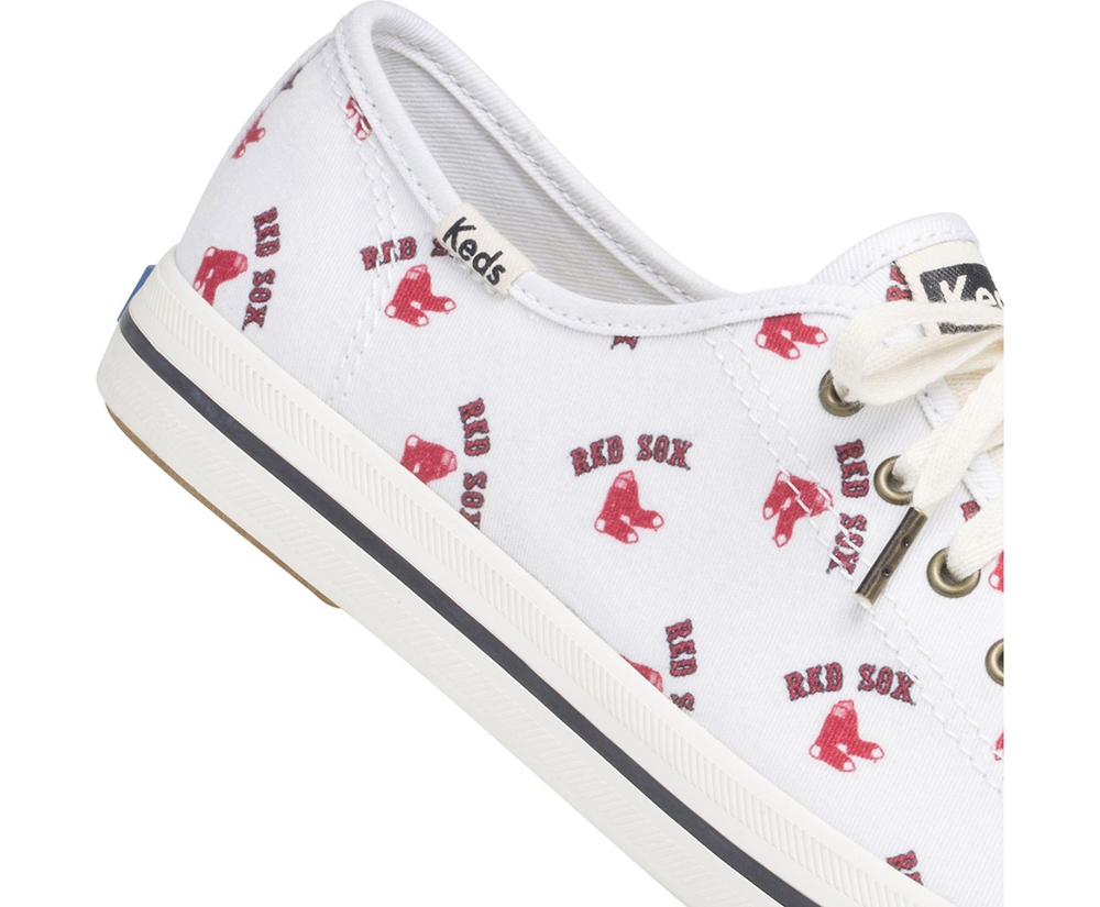 Womens Keds Sneakers - Kickstart MLB® - White/Red - 9523-IWQZM